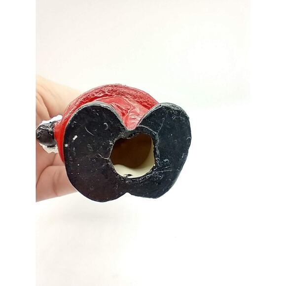 Classic Santa Gnomes Resin Figurine 6" Tall Red Pointy Hat - Picture 7 of 8